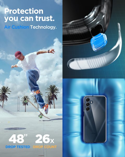 Spigen Samsung Galaxy A16 Skal Ultra Hybrid Crystal Clear