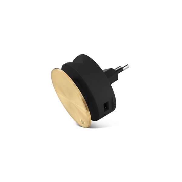 Usbepower AERO MINI Luxury Editon Laddare med stativ och kabelspole Guld