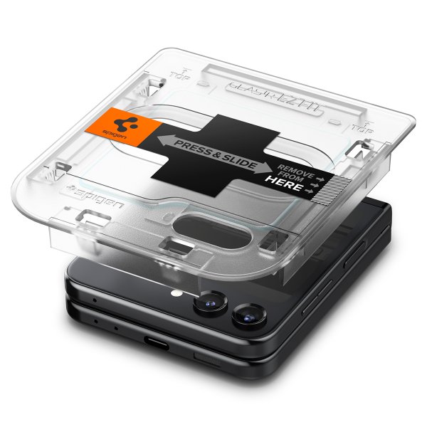 Spigen Samsung Galaxy Z Flip 5 Skärmskydd GLAS.tR EZ Fit 2-pack