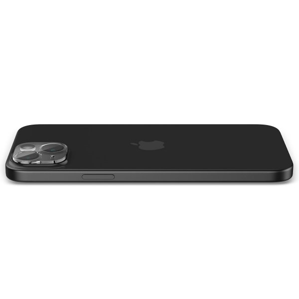 Spigen iPhone 14/15/14 Plus/15 Plus Kameraskydd Glas.tR Optik Crystal Clear 2-pack
