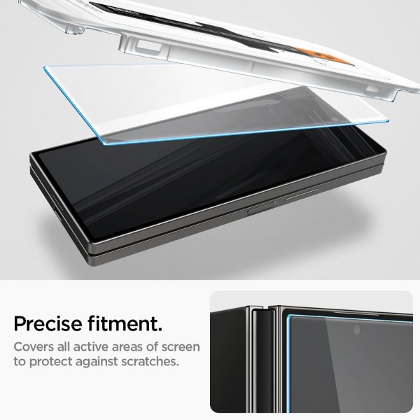 Spigen Samsung Galaxy Z Fold 6 Skärmskydd GLAS.tR EZ Fit 2-pack