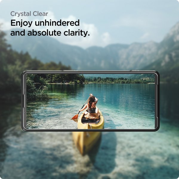 Spigen Sony Xperia 1 VI Skärmskydd GLAS.tR ALIGNmaster 2-pack