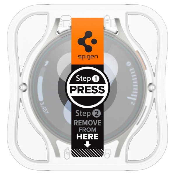 Spigen Samsung Galaxy Watch 7 44mm Skärmskydd GLAS.tR EZ Fit 2-pack