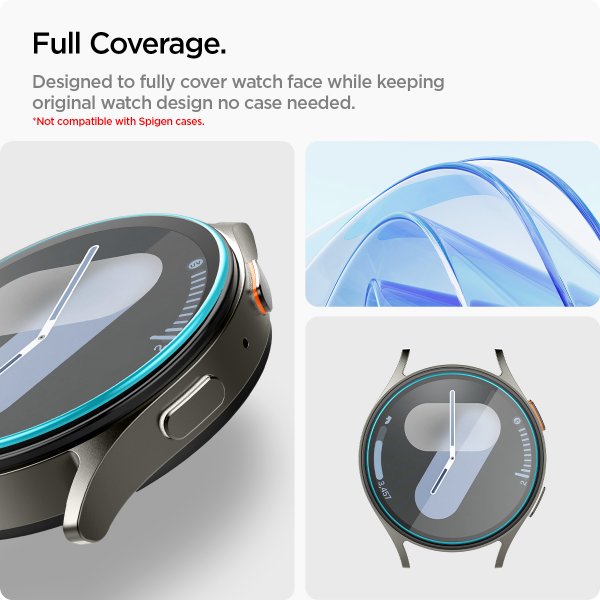 Spigen Samsung Galaxy Watch 7 44mm Skärmskydd GLAS.tR EZ Fit 2-pack