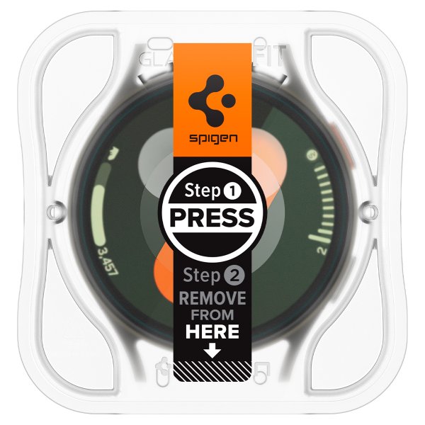 Spigen Samsung Galaxy Watch 7 40mm Skärmskydd GLAS.tR EZ Fit 2-pack