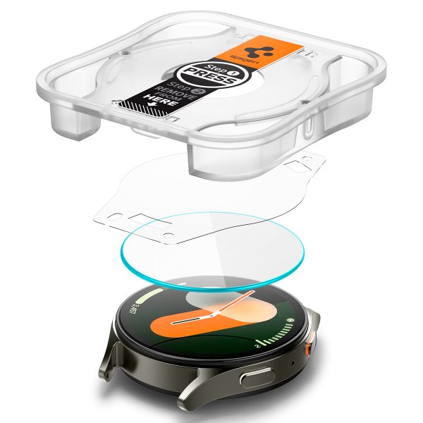Spigen Samsung Galaxy Watch 7 40mm Skärmskydd GLAS.tR EZ Fit 2-pack