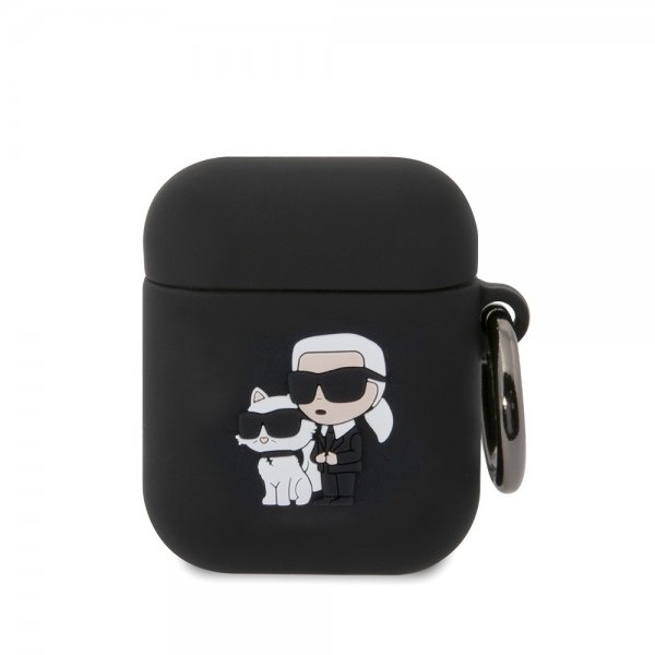 Karl Lagerfeld AirPods 1/2 Skal 3D Logo Svart