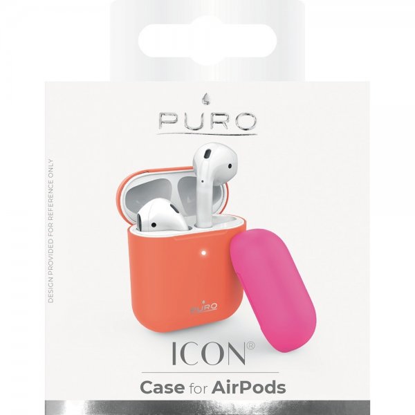 Puro AirPods 1/2 Skal Icon Orange