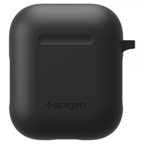 Spigen AirPods 1/2 Skal Silicone Case Svart