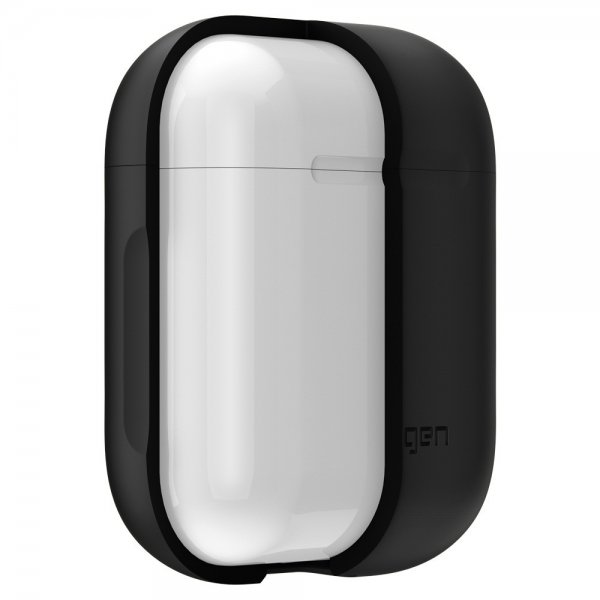Spigen AirPods 1/2 Skal Silicone Case Svart