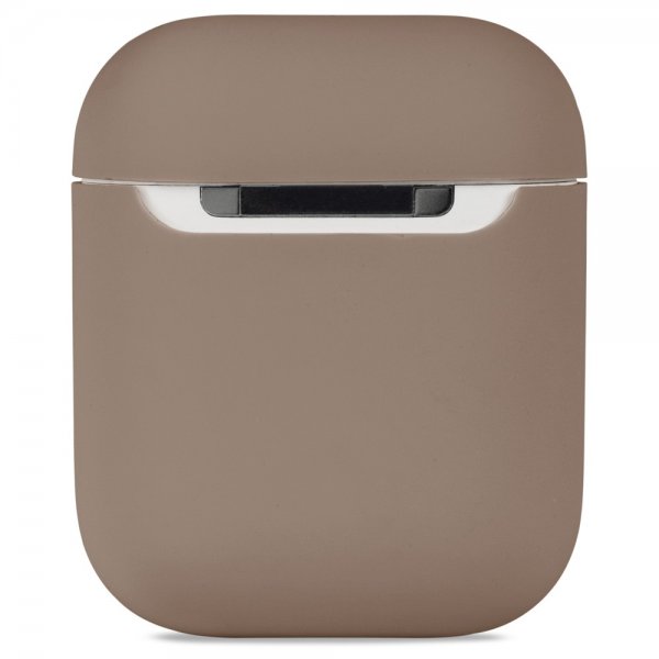 holdit AirPods 1/2 Skal Silikon Mocha Brown