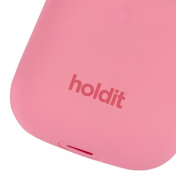 holdit AirPods 1/2 Skal Silikon Rouge Pink