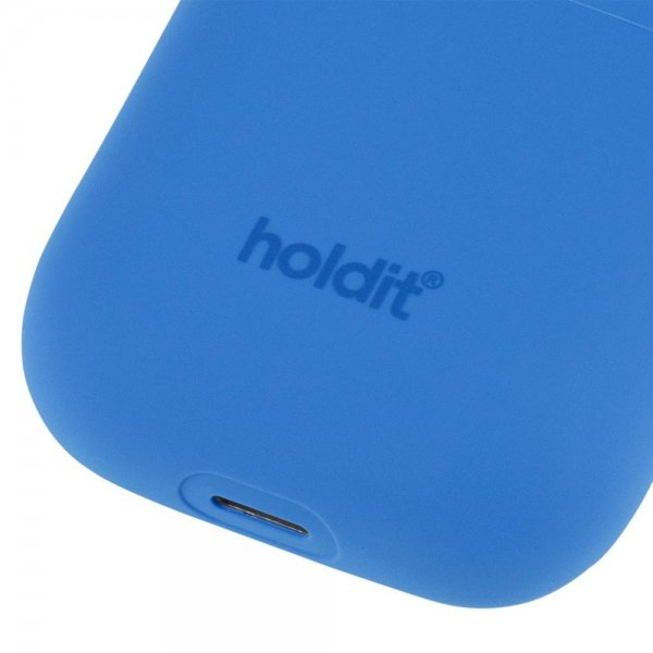 holdit AirPods 1/2 Skal Silikon Sky Blue