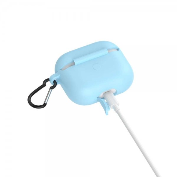 AirPods 3 Skal med Karbinhake Blå