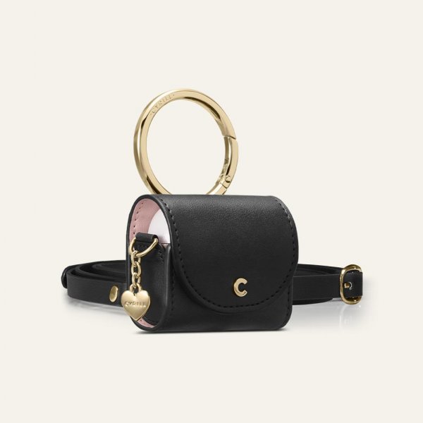 Cyrill AirPods 3 Skal Mini Bag Classic Leather Black