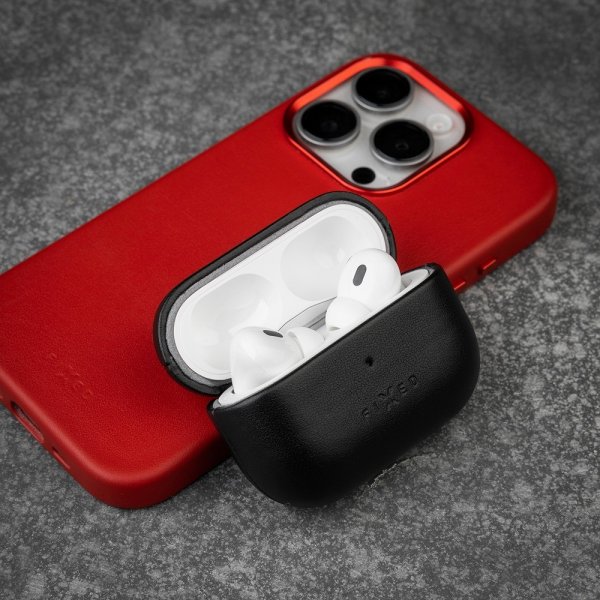 Fixed AirPods 3 Skal PodsLeather MagSafe Svart