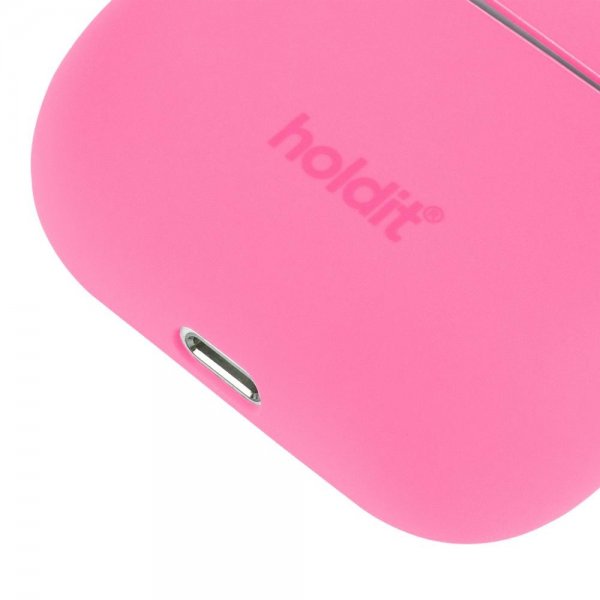 Holdit AirPods 3 Skal Silikon Bright Pink