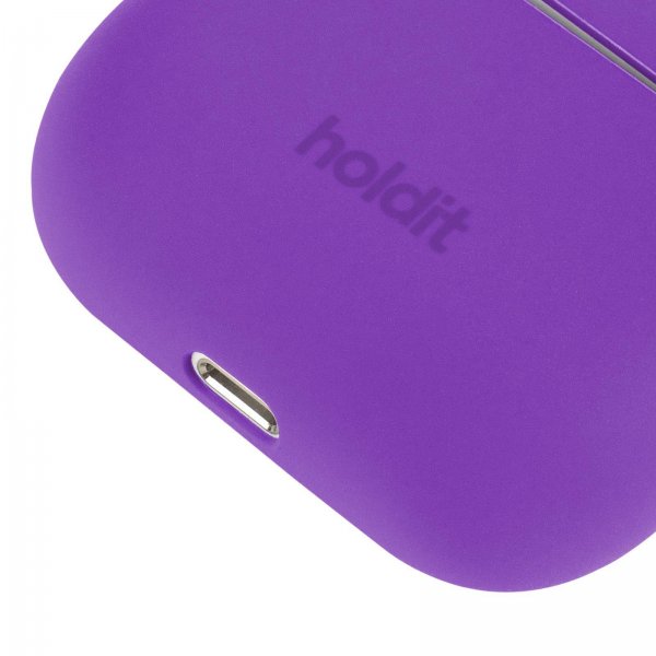 holdit AirPods 3 Skal Silikon Bright Purple