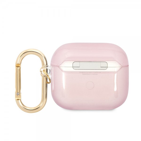 Guess AirPods 3 Skal Translucent Rosa