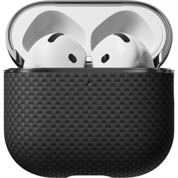 Pitaka AirPods 4 Skal Aramid Fiber Black/Grey