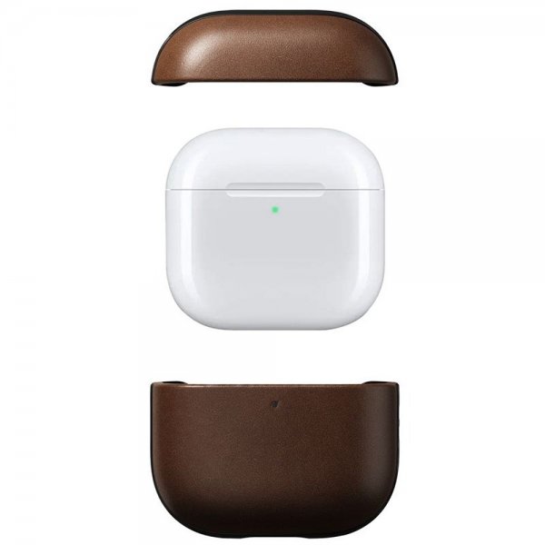 Nomad AirPods 4 Skal Modern Leather Case Brun