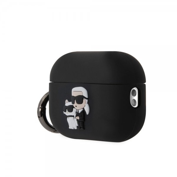 Karl Lagerfeld AirPods Pro 2 Skal 3D Logo Svart