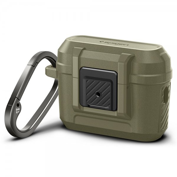 Spigen AirPods Pro 2 Skal Lock Fit Vintage Khaki