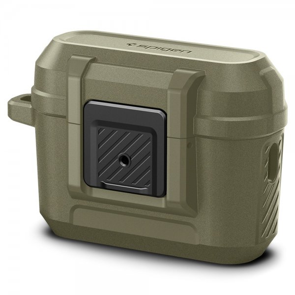 Spigen AirPods Pro 2 Skal Lock Fit Vintage Khaki