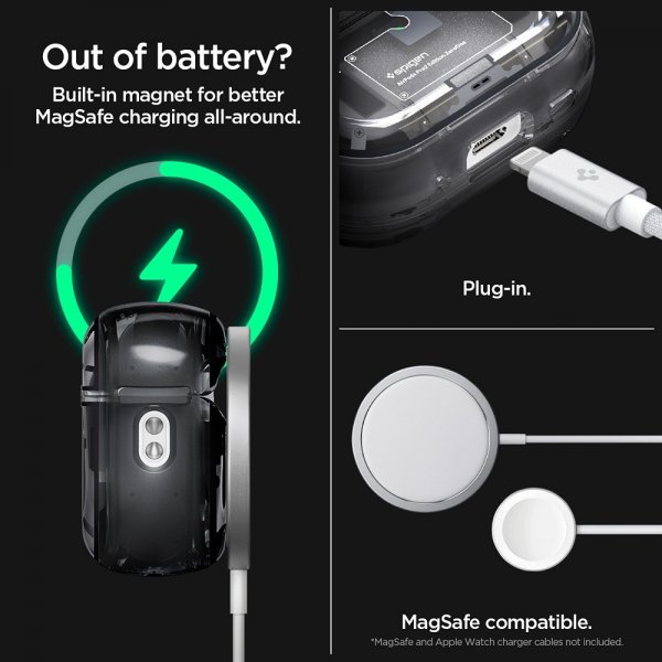 Spigen AirPods Pro 2 Skal Ultra Hybrid Zero One MagFit Svart