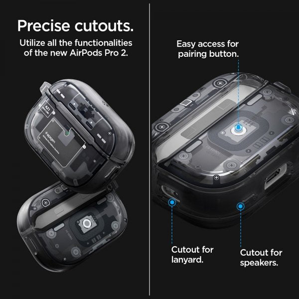 Spigen AirPods Pro 2 Skal Ultra Hybrid Zero One MagFit Svart