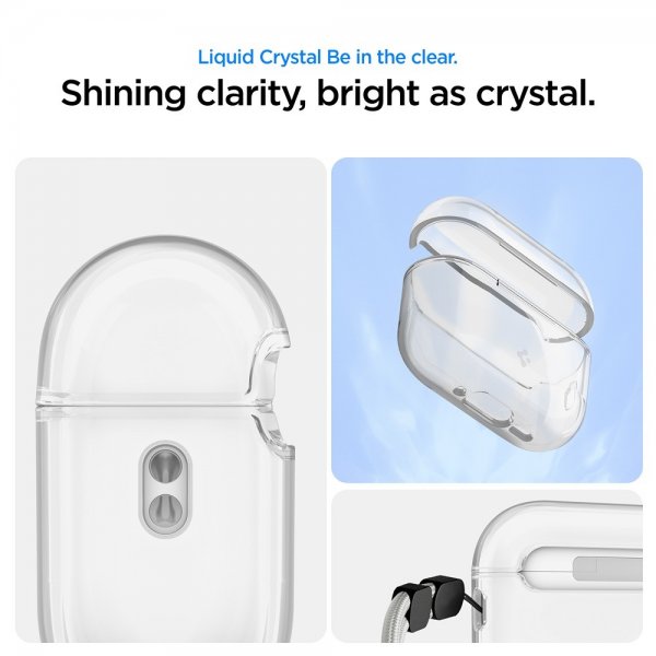 Spigen AirPods Pro 3 Skal Liquid Crystal Crystal Clear