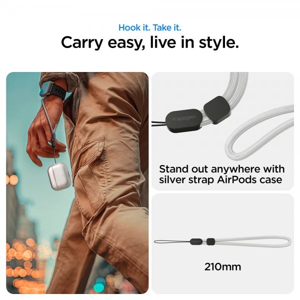 Spigen AirPods Pro 3 Skal Liquid Crystal Crystal Clear