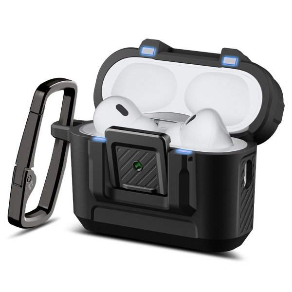 Spigen AirPods Pro 3 Skal Lock Fit Matte Black