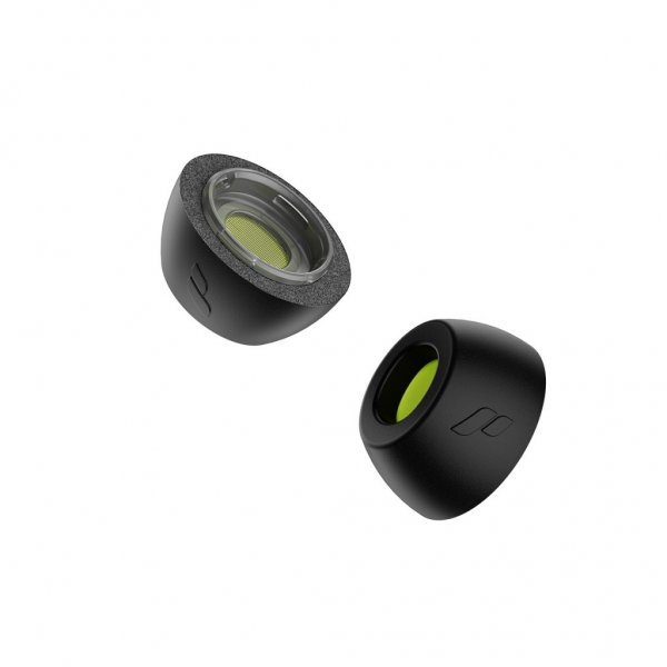 KeyBudz AirPods Pro/AirPods Pro 2 HyperFoam Memory Foam Tips Carbon Black