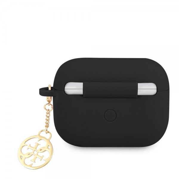 Guess AirPods Pro Skal Classic Logo 4G Charm Svart