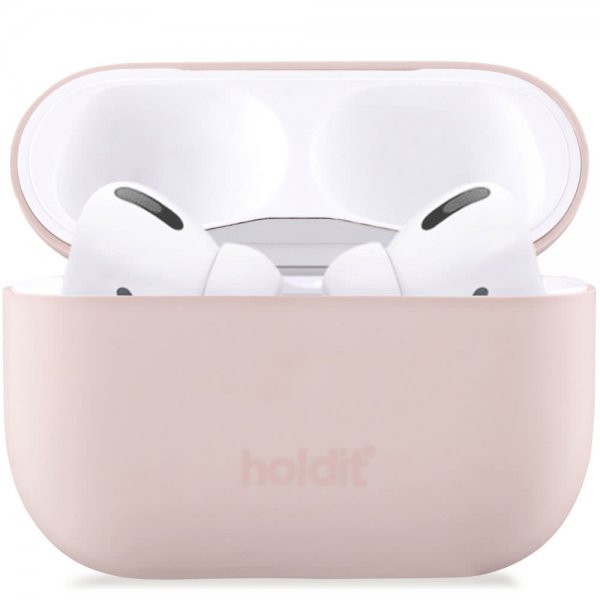 holdit AirPods Pro/AirPods Pro 2 Skal Silikon Blush Pink