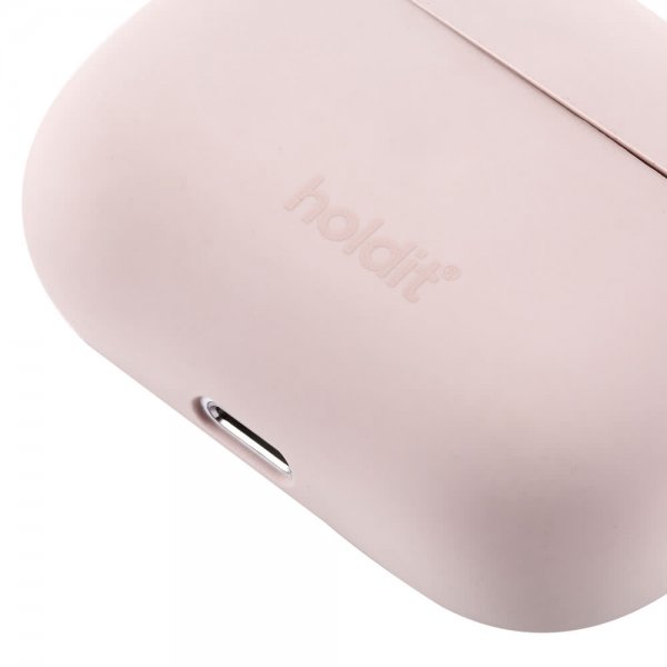 holdit AirPods Pro/AirPods Pro 2 Skal Silikon Blush Pink