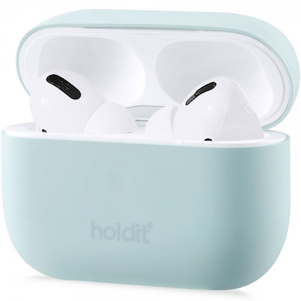 holdit AirPods Pro/AirPods Pro 2 Skal Silikon Mint