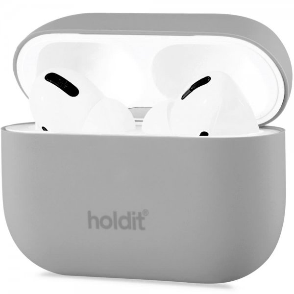 holdit AirPods Pro/AirPods Pro 2 Skal Silikon Taupe