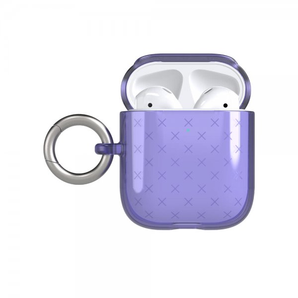 Tech21 AirPods (1/2) Skal Evo Check Lila