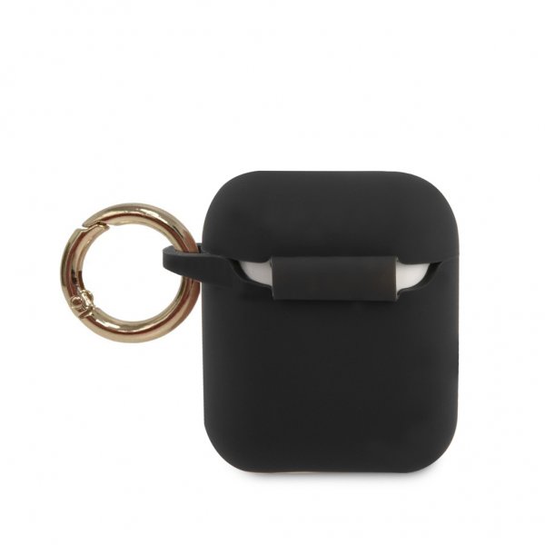 Guess AirPods (1/2) Skal Gold Triangle Svart