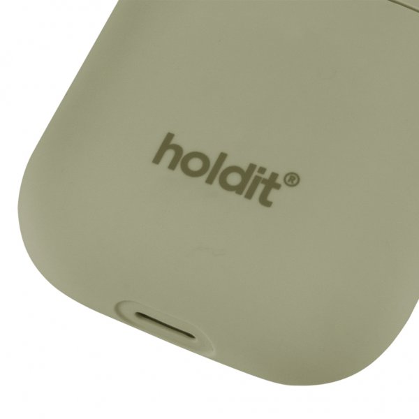 holdit AirPods (1/2) Skal Silikon Nygård Khaki Green