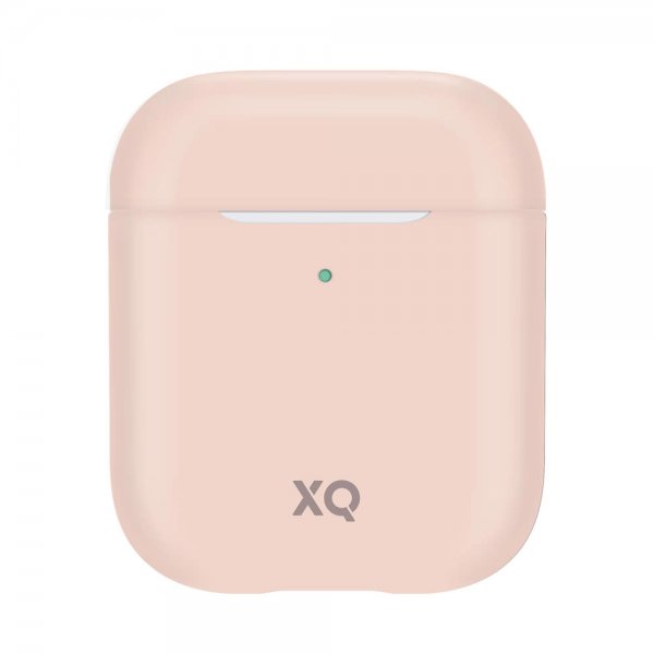 Xqisit AirPods (1/2) Skal Silicone Case Rosa