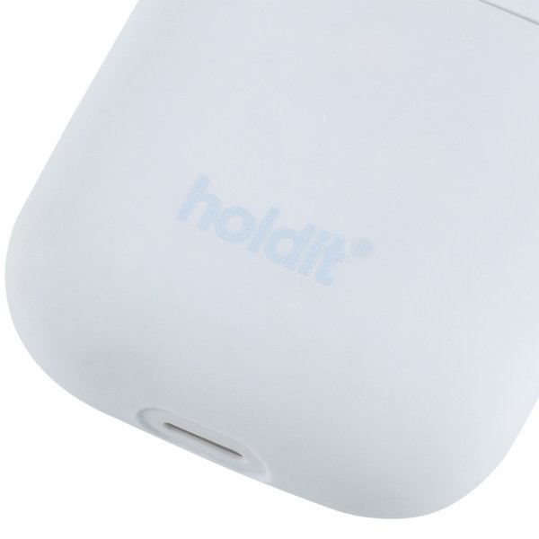 holdit AirPods (1/2) Skal Silikon Mineral Blue