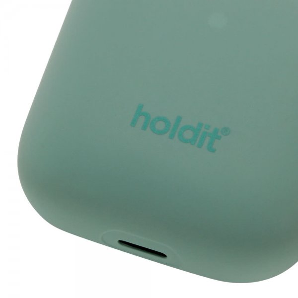 Holdit AirPods (1/2) Skal Silikon Nygård Moss Green