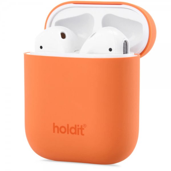 holdit AirPods (1/2) Skal Silikon Orange