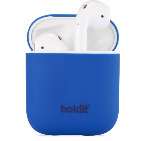 holdit AirPods (1/2) Skal Silikon Royal Blue