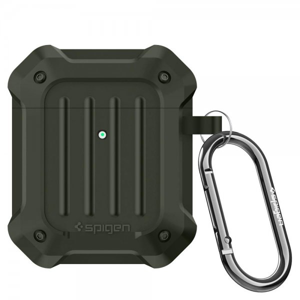 Spigen AirPods (1/2) Skal Tough Armor Military Green