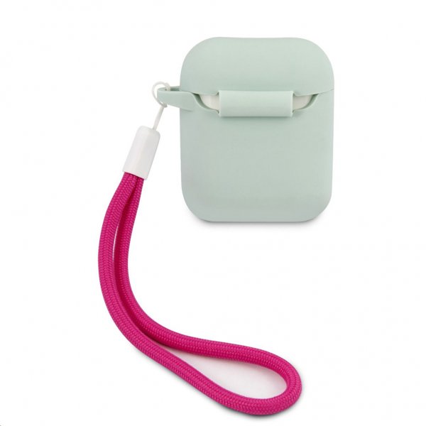 Guess AirPods (1/2) Skal Vintage Silicone Blå
