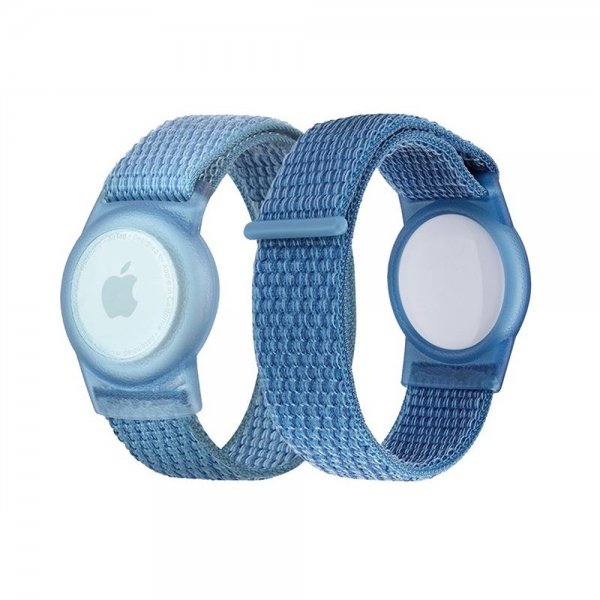 Mobile Origin AirTag Armband Nylon Blå